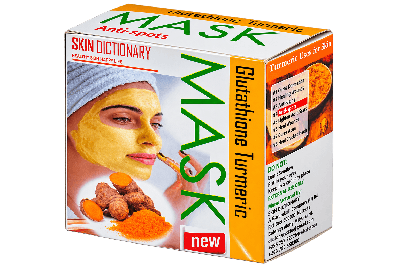 Glutathione Turmeric Mask