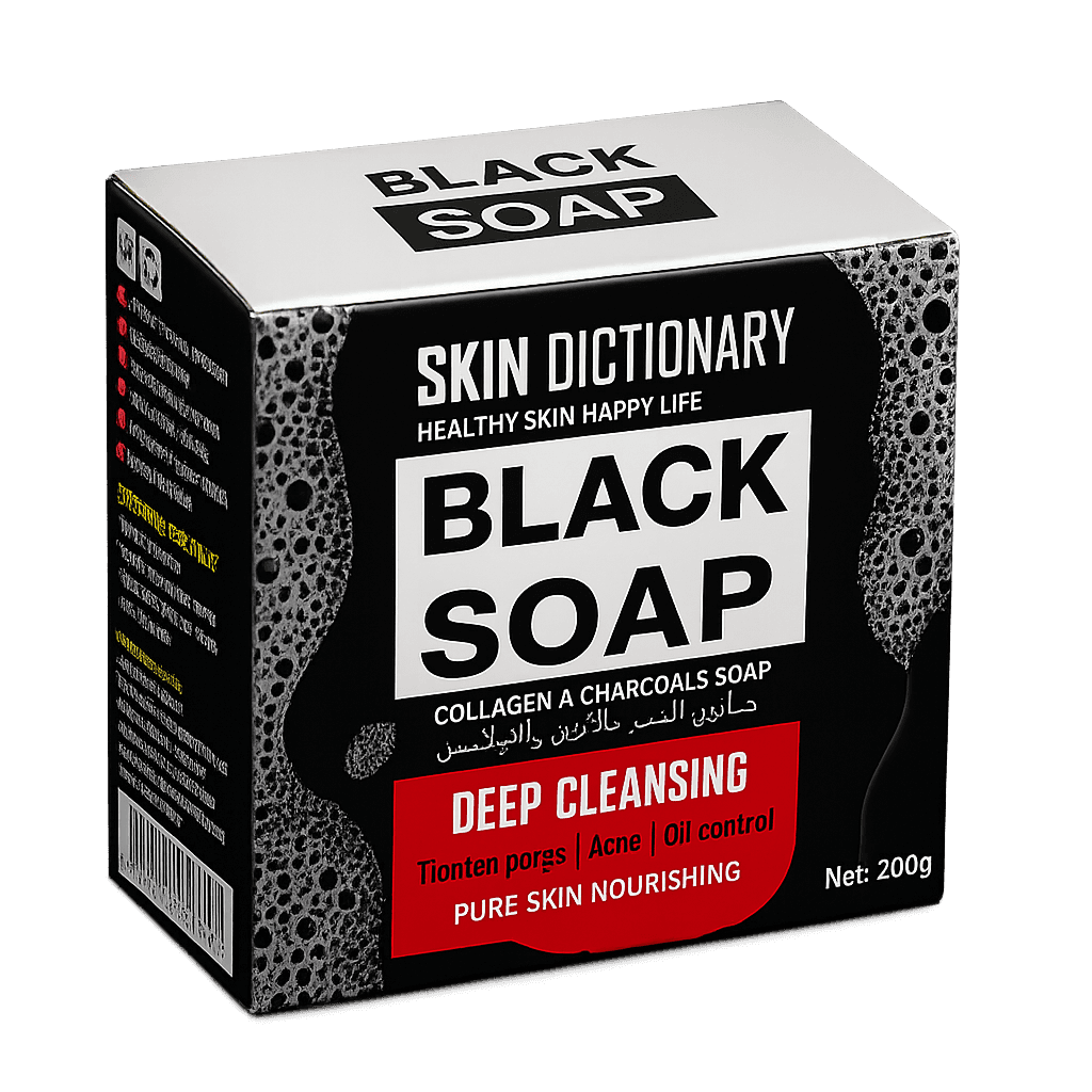 Black Soap bottle